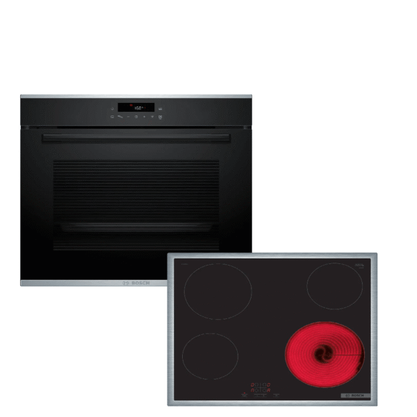 Bosch HBA272BB3 + Bosch PKE645BA2E Σετ εντοιχισμού