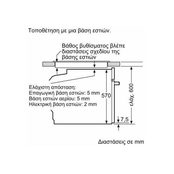 Bosch HBA272BB3 + Bosch PKE645BA2E Σετ εντοιχισμού