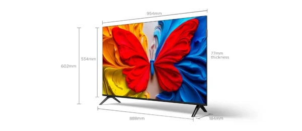 TCL Smart Τηλεόραση 43" Full HD QLED HDR (2025) 43S5K