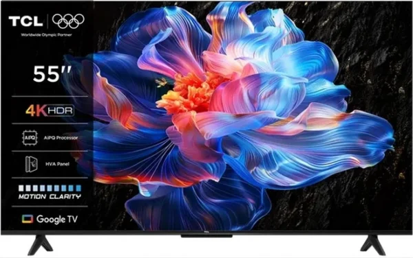 TCL Smart Τηλεόραση 55" 4K UHD LED P6K HDR (2025) 55P6K