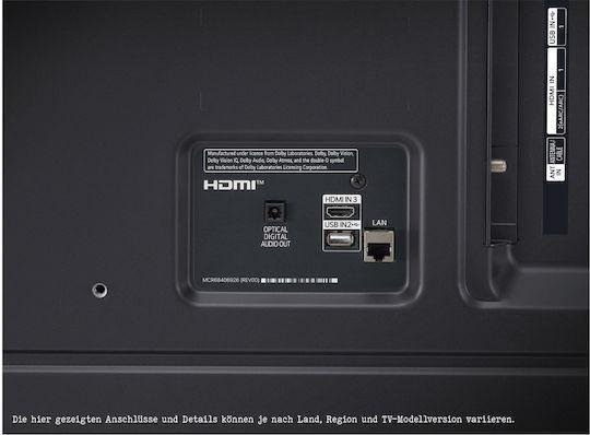 LG Smart Τηλεόραση 55" 4K UHD LED NanoCell NANO82 HDR (2024) 55NANO82T6B