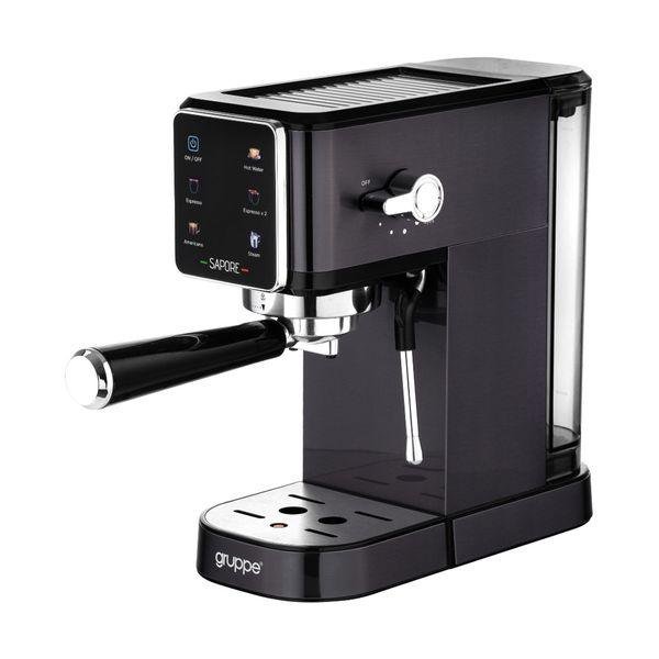 Μηχανή Espresso Gruppe Sapore 1350W Πίεσης 20bar Μαύρη