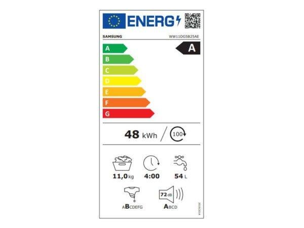 Πλυντήριο Samsung 11kg WW5000D (WW11DG5B25AELE) SmartThings Energy™