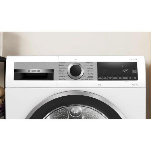 Στεγνωτήριο με αντλία θερμότητας Bosch 9kg WQG243B9GR