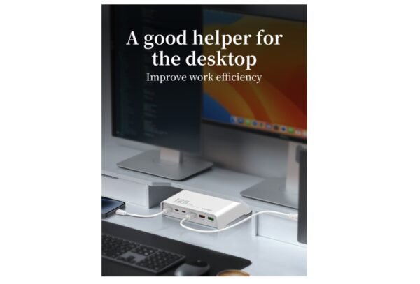 Ldnio Βάση Φόρτισης με 3 Θύρες USB-A και 3 Θύρες USB-C 120W Power Delivery σε Μαύρο χρώμα (Q605)