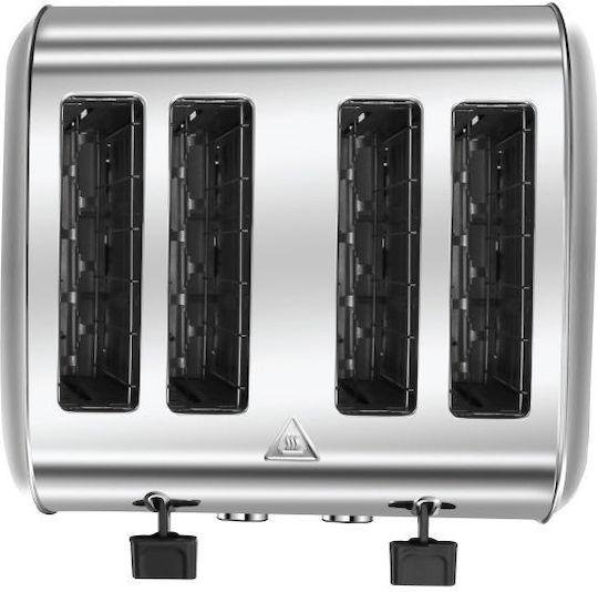 xlarge_20240408170800_f898f02c Φρυγανιέρα 4 Θέσεων Primo PRST-40454 1900W Inox