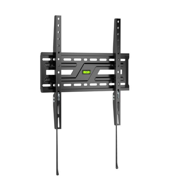 Powertech PT-1373 Βάση Τηλεόρασης Τοίχου έως 75" και 75kg Ασημί