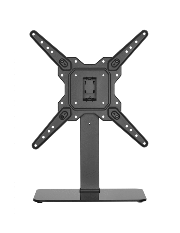 Powertech PT-1281 Επιτραπέζια Βάση Τηλεόρασης έως 55" και 40kg Ασημί