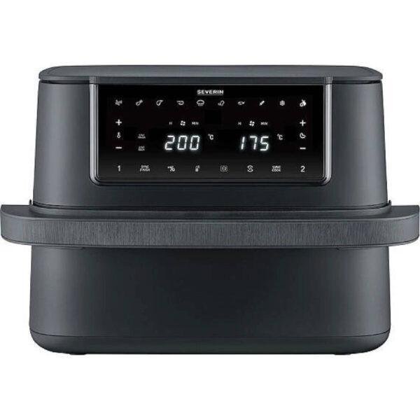 20251111114113_severin_air_fryer_me_diplo_apospomeno_kado_9lt_mayro_fr2490 Severin Air Fryer με Διπλό Αποσπώμενο Κάδο 9lt Μαύρο FR2490