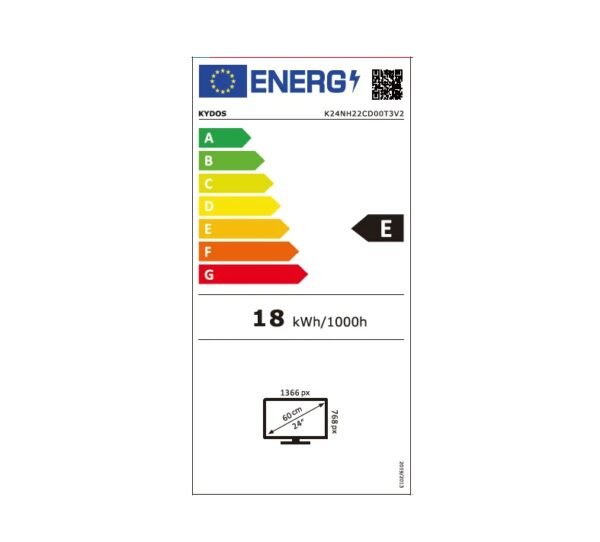 energy Τηλεόραση KYDOS Non Smart (Basic) Led 32″ HD K32NH22SD00