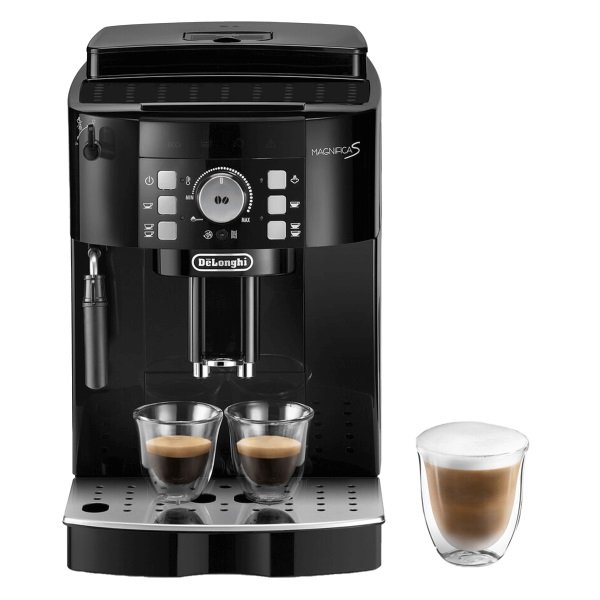DELONGHI ECAM12.123.B Magnifica S Αυτόματη Μηχανή Espresso 1450W Μαύρο