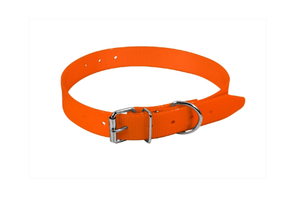 orange ΠΕΡΙΛΑΙΜΙΟ PVC 65cm X 2,5cm ΠΟΡΤΟΚΑΛΙ CPU060 κατάλληλο για κολάρα σκύλου gps