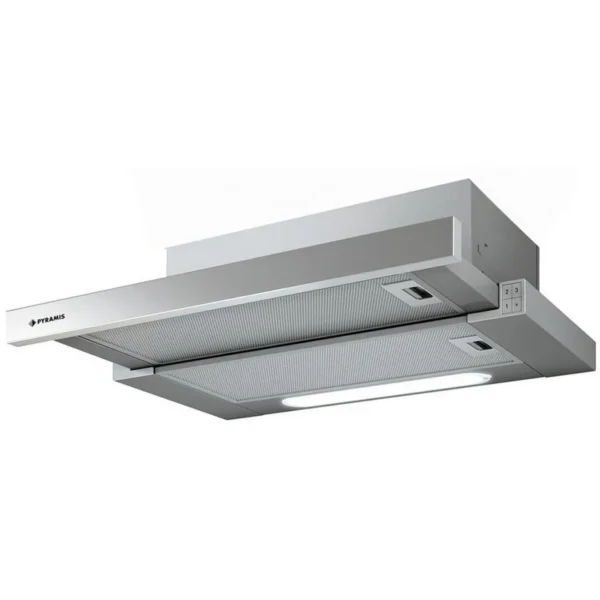 Pyramis Slim Turbo Συρόμενος Απορροφητήρας 60cm Inox 065313301