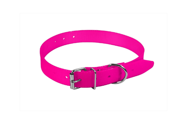resizecom_BAU00023 (1) ΠΕΡΙΛΑΙΜΙΟ PVC 65cm X 2,5cm ΡΟΖ CPUR60 κατάλληλο για κολάρα σκύλου gps