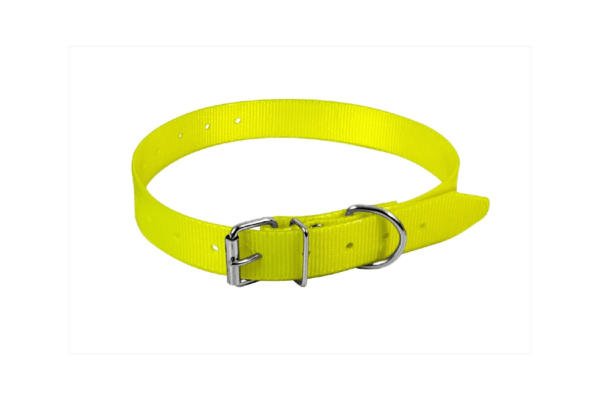 yellow ΠΕΡΙΛΑΙΜΙΟ PVC 65cm X 2,5cm ΚΙΤΡΙΝΟ CPUJ60 κατάλληλο για κολάρα σκύλου gps