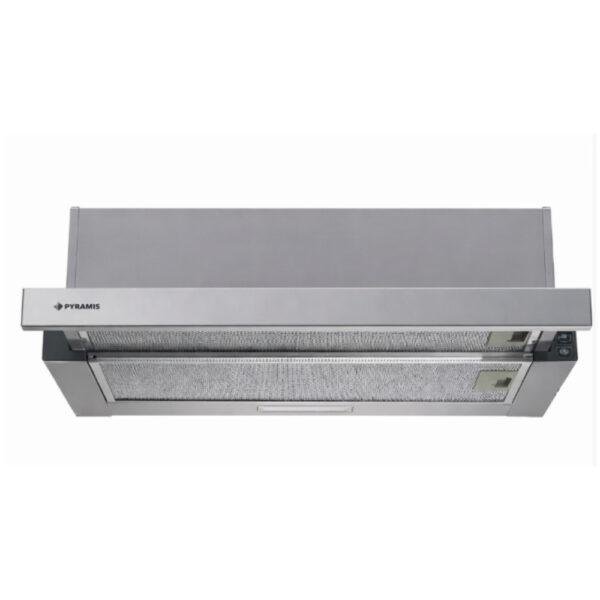 Pyramis PTC63413IX Συρόμενος Απορροφητήρας 60cm Inox