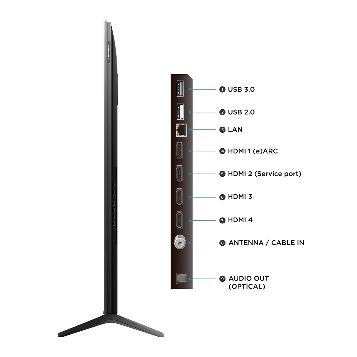 TCL 75C6K σχεδιασμός