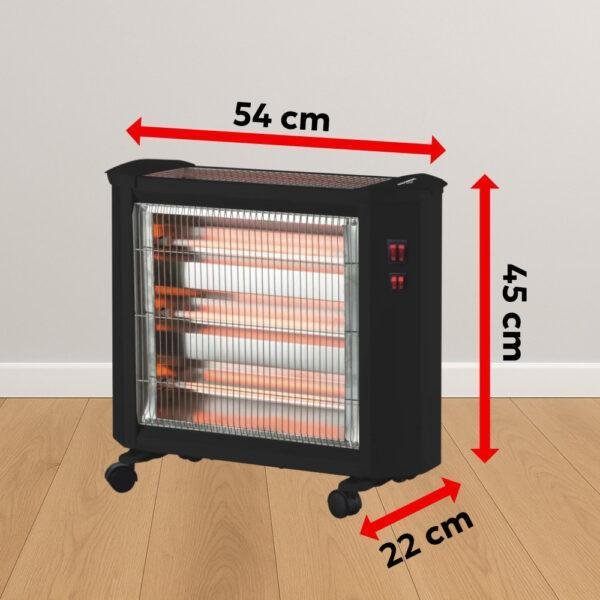 Θερμαντικό Χαλαζία Hausberg HB-8800NG