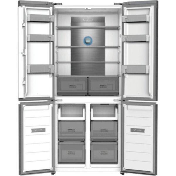 Princess 4DE476 PAR Ψυγειοκαταψύκτης Ντουλάπα Total NoFrost 476lt Inox