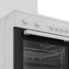 Ηλεκτρική Κουζίνα BEKO FBM66001GWS 60cm με Εμαγιέ Εστίες