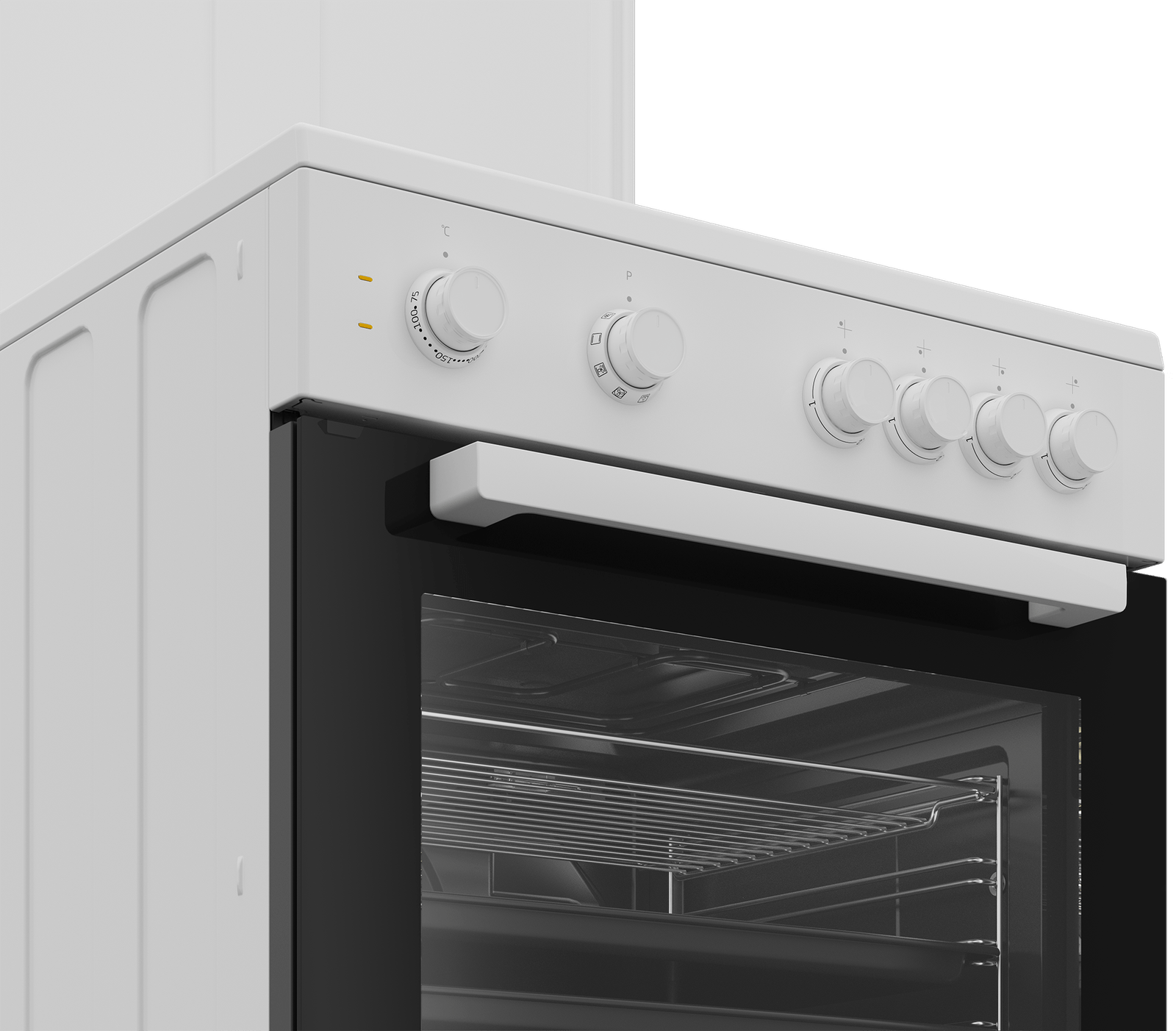 Ηλεκτρική κουζίνα Eskimo ES 4080 W εμαγιέ