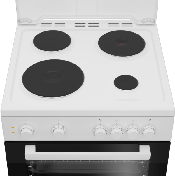 Ηλεκτρική Κουζίνα BEKO FBM66001GWS 60cm με Εμαγιέ Εστίες