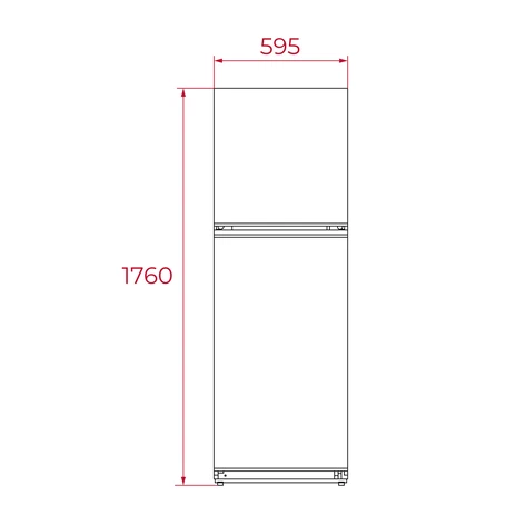 Teka RTF 13630 WH – Δίπορτο Ψυγείο 294lt
