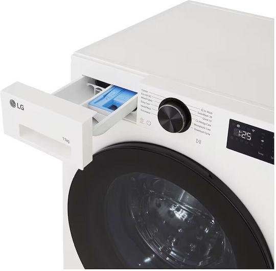 LG F4X5011TWB Πλυντήριο Ρούχων 11kg 1400rpm AI DD Steam WiFi