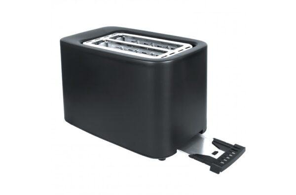 LIFE Crunchy Flat Black Series Φρυγανιέρα 2 Θέσεων 750W Μαύρη (221-0444)