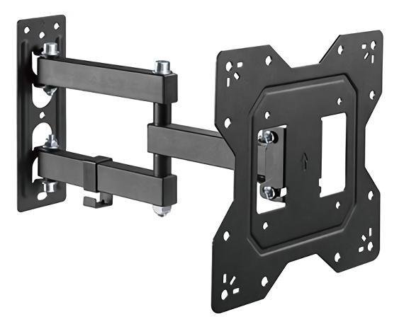 Βάση Τηλεόρασης Τοίχου Powertech PT-1556 με Βραχίονα έως 43" (30kg)