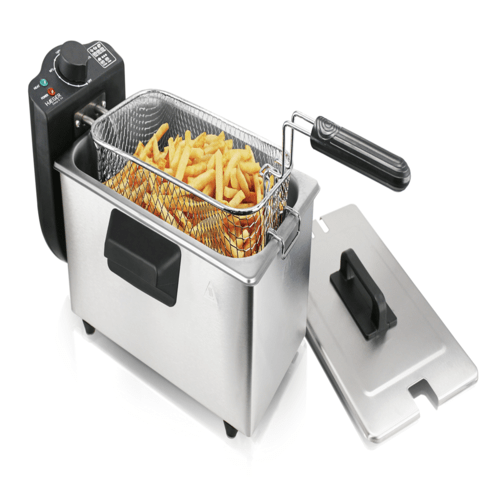 HAEGER DF-3SS.020A Deep & Go Φριτέζα Λαδιού 3L 2000W Inox