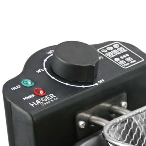HAEGER DF-3SS.020A Deep & Go Φριτέζα Λαδιού 3L 2000W Inox