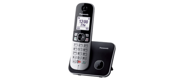 download1 Panasonic KX-TG6851GRM Ασύρματο Τηλέφωνο DECT με Ανοιχτή Ακρόαση Γκρι