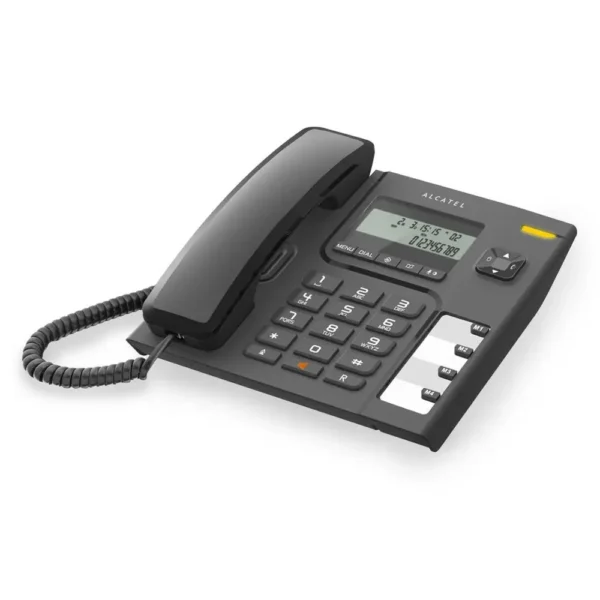 0244886 Alcatel T56 Ενσύρματο Σταθερό Τηλέφωνο με Ανοιχτή Ακρόαση & Caller ID – Μαύρο