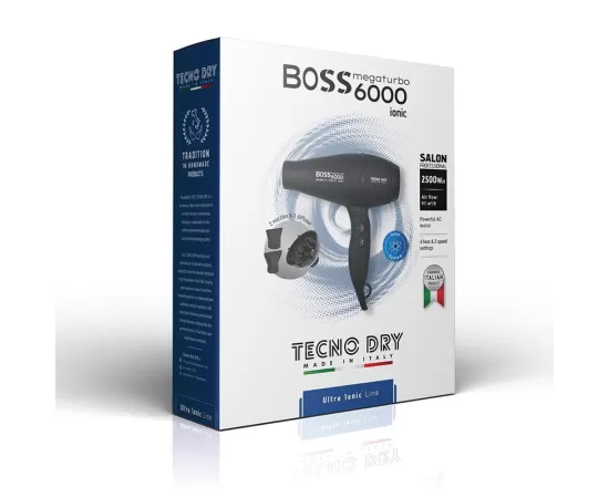 101295_1_hs3k-4l.jpg TECNO DRY BOSS 6000 Ultra Ionic Επαγγελματικό Σεσουάρ 2500W Μπλε