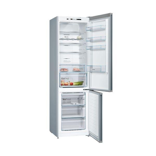 Bosch KGN39VIEB Ψυγειοκαταψύκτης No Frost 368L Inox E 203cm