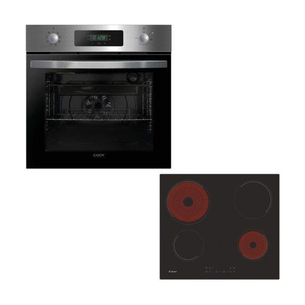 327250-b Candy Σετ Εντοιχισμού Φούρνου 70L F IDCP X625L με Κεραμικές Εστίες CH64CCB/4U2