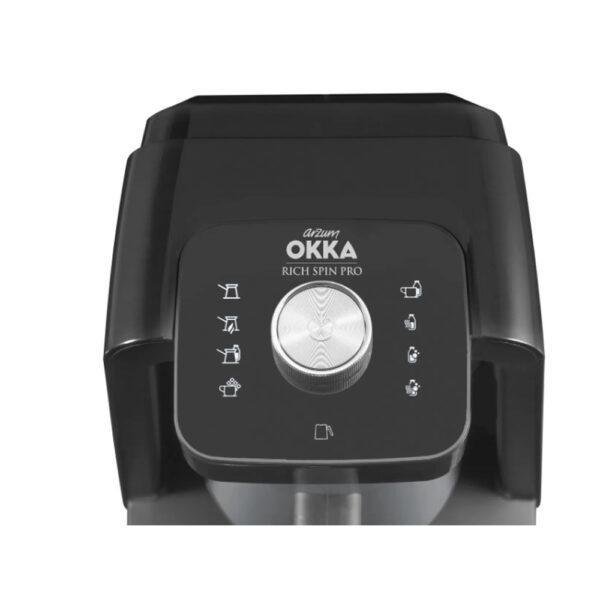 Arzum OKKA Rich Spin Pro OK0026 Μηχανή Ελληνικού Καφέ 700W 375ml Inox