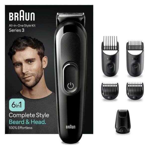 braun-6-in-1-style-epanafortizomeni-koureytiki-michani-mayri-mgk3420 Μηχανή Κουρέματος Braun MGK3420 6 σε 1 για Μαλλιά & Γένια