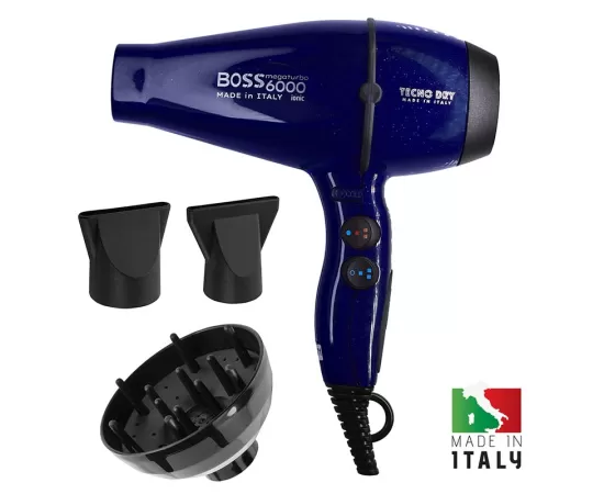 tecno-dry-boss-6000-epaggelmatiko-pistolaki-malliwn-ionic-me-fysoyna-2500w-light-blue TECNO DRY BOSS 6000 Ultra Ionic Επαγγελματικό Σεσουάρ 2500W Μπλε