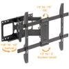 LPA69-466W-3 BRATECK LPA69-466W Επιτοίχια Βάση TV 37″–86″ Full Motion, 60kg, Weatherproof