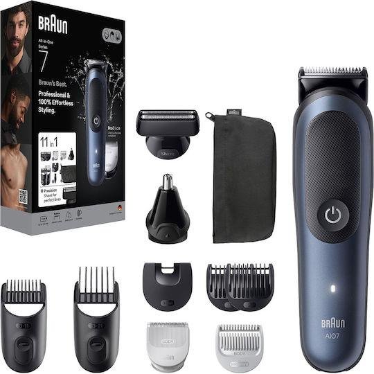 Braun AIO7540 Series 7 Κουρευτική Μηχανή & Trimmer 11 σε 1