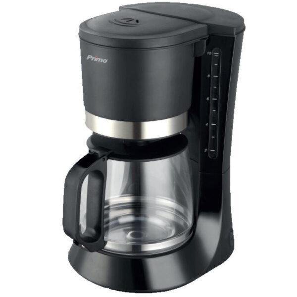 Primo ECO PRCM-40213 Καφετιέρα Φίλτρου 1,2L 680W Μαύρη/Inox