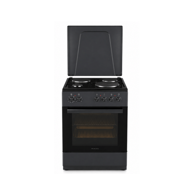 PRINCESS FRA6060 GREY – Ηλεκτρική Κουζίνα με Εμαγιέ Εστίες 60 cm